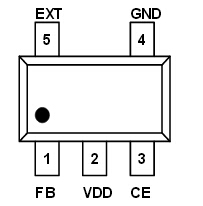FM2109��CMOS��ѹDC/DC������,�ɻ�׼��ѹԴ���񵴵�·�����Ŵ�������λ������·��PWM / PFM �л����Ƶ�·�ȹ��ɵ�.
